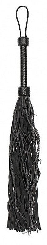 Pain Leather Suede Barbed Wired Flogger - Whips And Crops