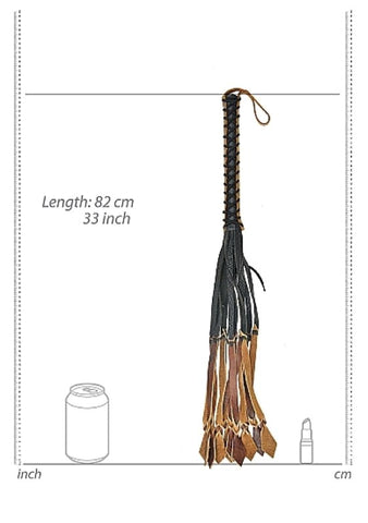 Pain Medieval Stylish Whip with Handle Cover Design - Whips And Crops