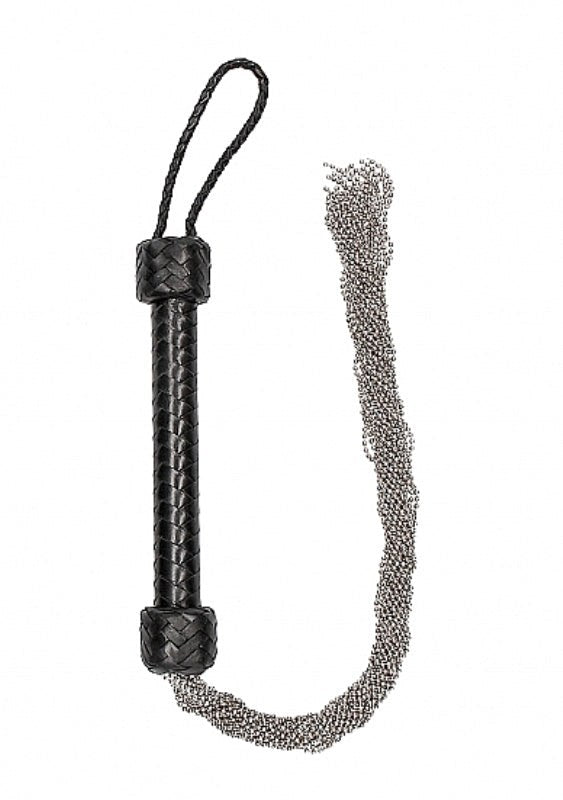 Pain Silver Ball Chain Flogger - - Whips And Crops