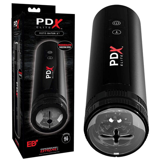 PDX Elite Moto Bator X Vibrating Male Masturbator - Realistic Butts And Vaginas