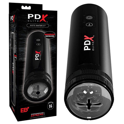 PDX Elite Moto Bator X Vibrating Male Masturbator - Realistic Butts And Vaginas