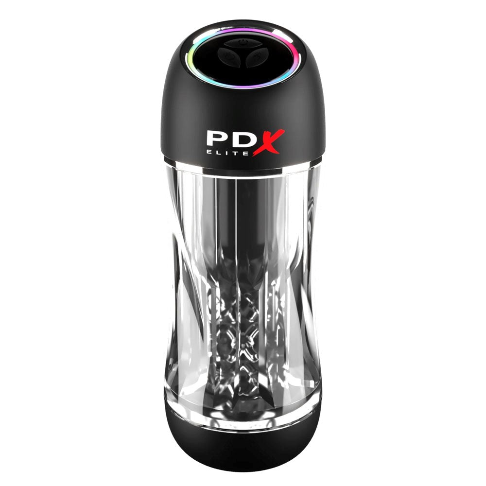 PDX Elite ViewTube Pro Vibrating Male Stroker - Realistic Butts And Vaginas