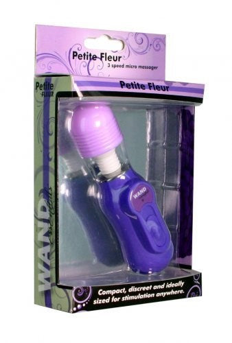 Petite Fleur Mini Vibrating Wand Massager - Personal Massagers