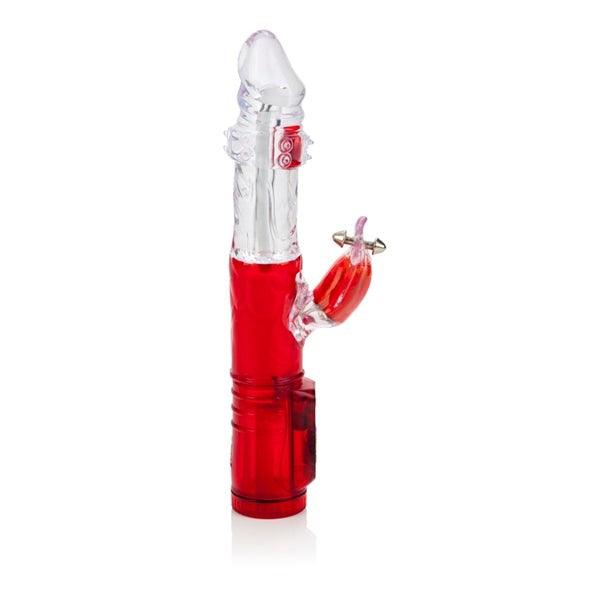 Pierced Flicker #1 Vibrator With Balls And Stimulators - - Clit Ticklers and Pulsators