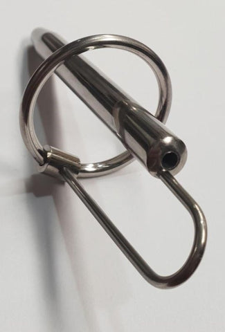 Pierceless Steel Princes Wand and Glans Ring - Penis Plugs