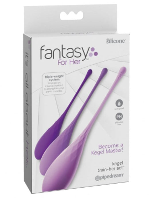 Pipedream Fantasy for Her Kegel Excerciser Train-Her Set - Anal Beads and Balls