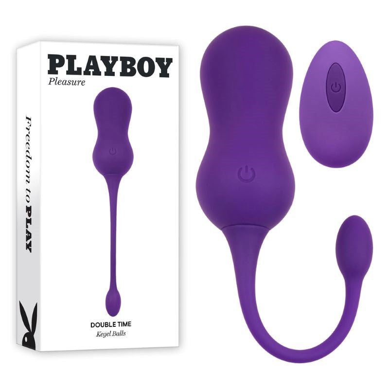 Playboy Pleasure DOUBLE TIME Remote Control Kegel Balls - - Love Eggs and Kegel Exercisers