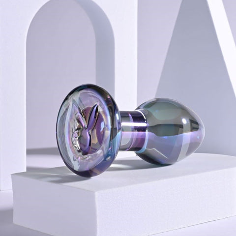 Playboy Pleasure Jewels Plug Glass Anal Plug - Glass Sex Toys