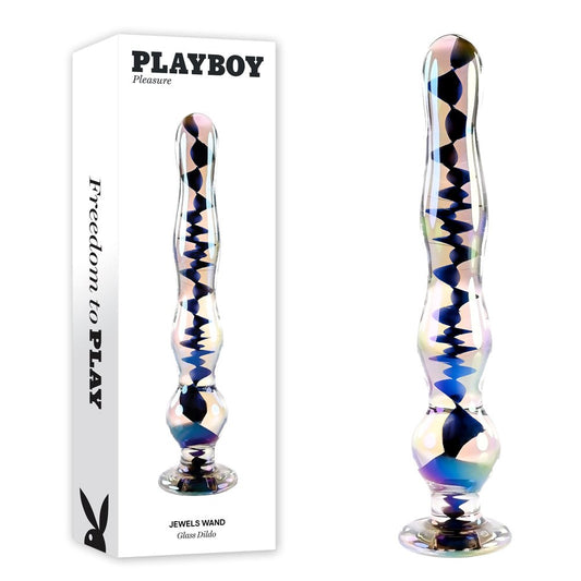 Playboy Pleasure JEWELS WAND Glass Dildo - Non-Realistic Dildos