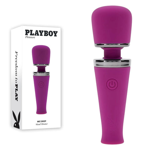 Playboy Pleasure Mic Drop Mini Body Wand Vibrator - Mini & Slim Vibrators