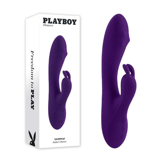 Playboy Pleasure ON REPEAT Rotating Rabbit Vibrator - Rabbit Vibrators