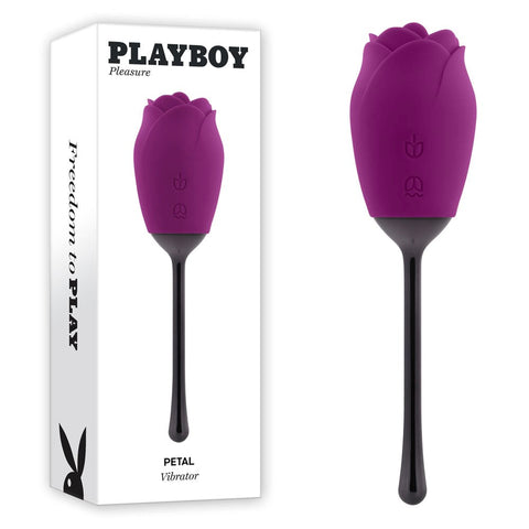 Playboy Pleasure Petal Silicone Clitoral Massager - Clit Ticklers and Pulsators