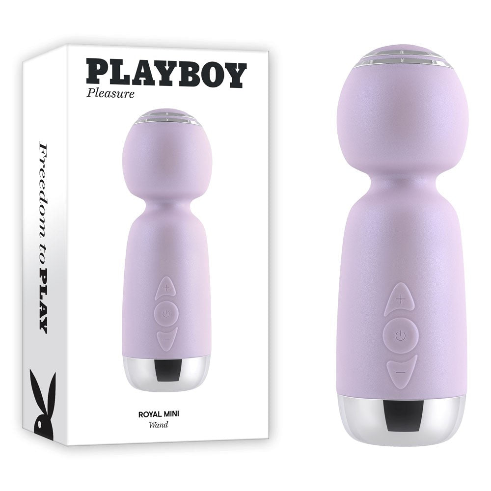 Playboy Pleasure Royal Mini Body Wand Vibrator - Body Wands