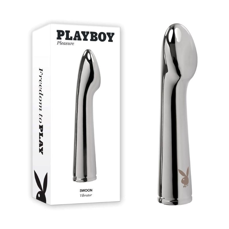 Playboy Pleasure SWOON 9 Functions Metal Vibrator - Metal Vibrators