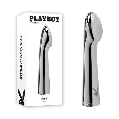 Playboy Pleasure SWOON 9 Functions Metal Vibrator - Metal Vibrators