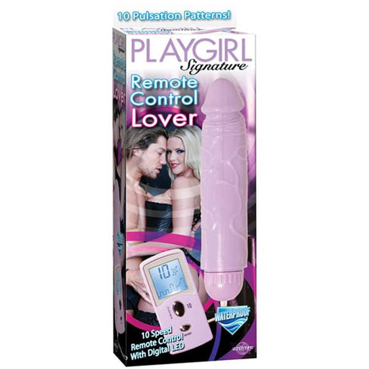Pipedream Playgirl Signature Remote Control Lover Dildo - Vibrating Dildos
