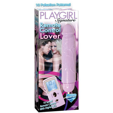 Pipedream Playgirl Signature Remote Control Lover Dildo - Vibrating Dildos