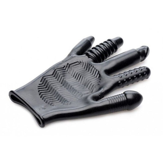 Pleasure Poker Textured Glove - Masturbators and Strokers