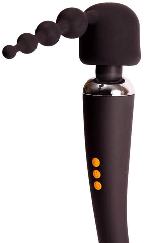 Pornhub Climax Rechargable Wand Set Black - Waterproof Vibrators