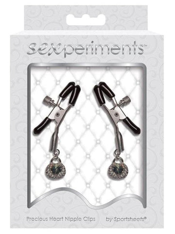 Precious Heart Nipple Clips - Nipple and Clit Clamps