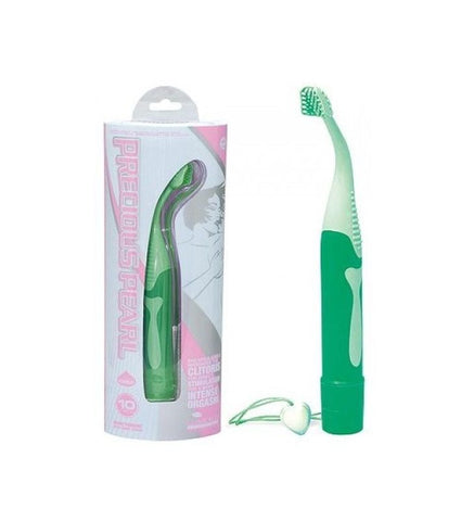 Precious Pearl Clitoral Stimulation Green - G-Spot Vibrators