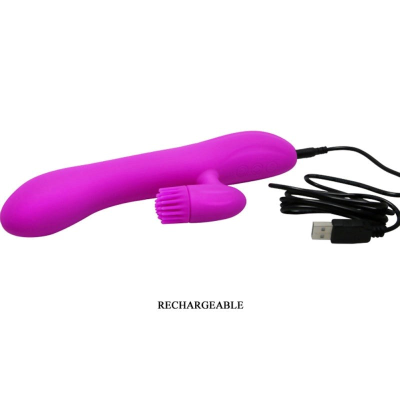 Pretty Love Elton Clit Tickler and G-Spot Vibrator - - Clit Ticklers and Pulsators