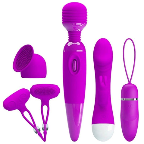 Pretty Love Purple Desire 5-piece Kit - Breast and Nipple Toys