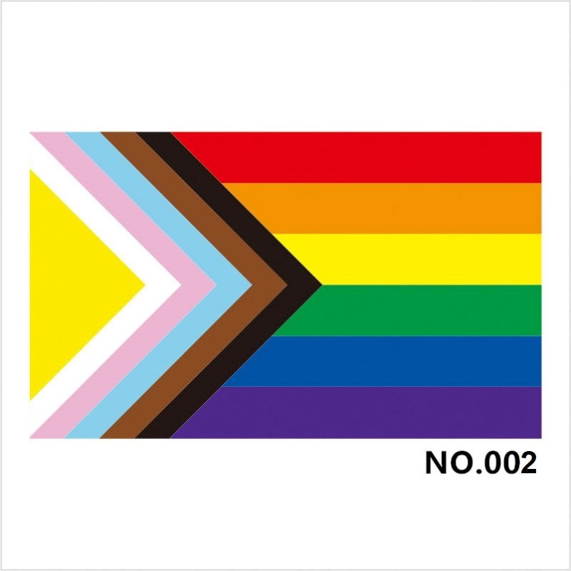 Progressive Rainbow Pride Flag - - Party Gifts and Novelties