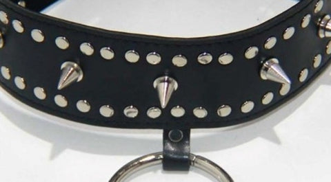 Punk Vegan Spiked Collar Heavy - Collars and Leads