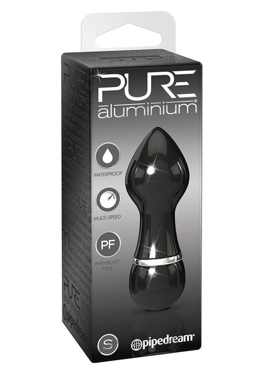 Pipedream Pure Aluminium Black Bullet Vibrator Small - Bullet Vibrators