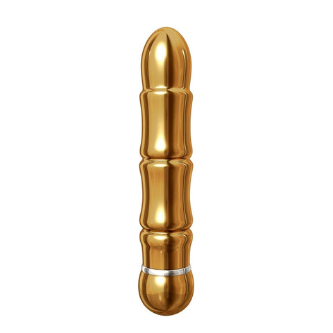 Pipedream Pure Aluminium Gold Small Vibrating Bullet - Personal Massagers
