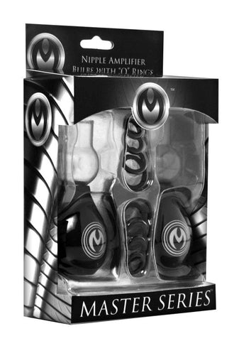 Pyramids Nipple Amplifier Bulbs with O Rings - Breast and Nipple Toys