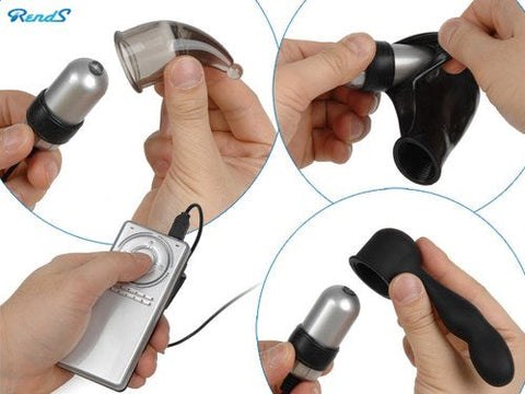 R1 Triple Bach Caps Bullet Attachment - Vibrator Accessories