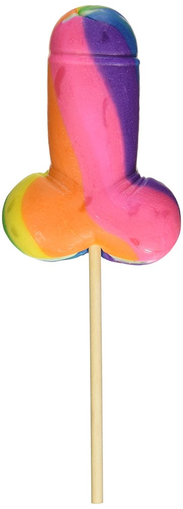 Delightful Rainbow-Hued Cock Pop - Playful Party Treat - Sex Games, Coupons and Tricks
