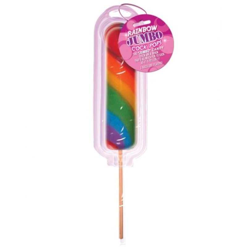 Rainbow Jumbo Candy Cock Pop - Sex Games, Coupons and Tricks