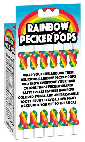 Pipedream Rainbow Penis Shaped Pecker Pops - Sex Games, Coupons and Tricks