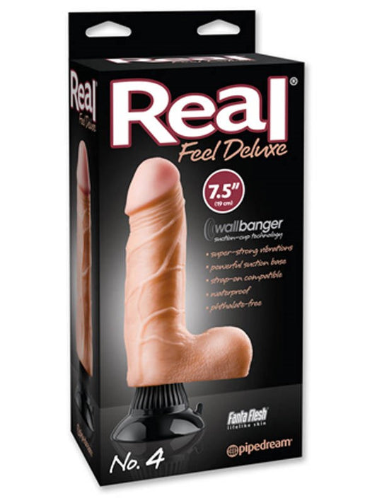 Pipedream Real Feel Deluxe No. 4 Realistic Dildo 7.5 Inch - Realistic Dildos