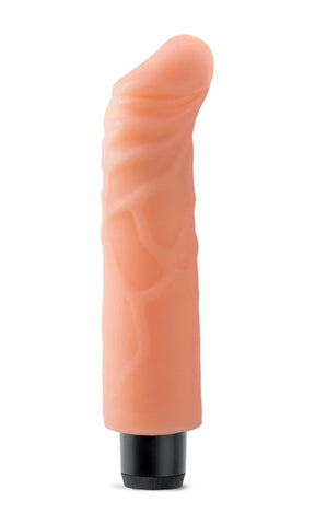 Pipedream Real Feel Lifelike Toyz Vibrating Dong No 6 Flesh - Realistic Dildos