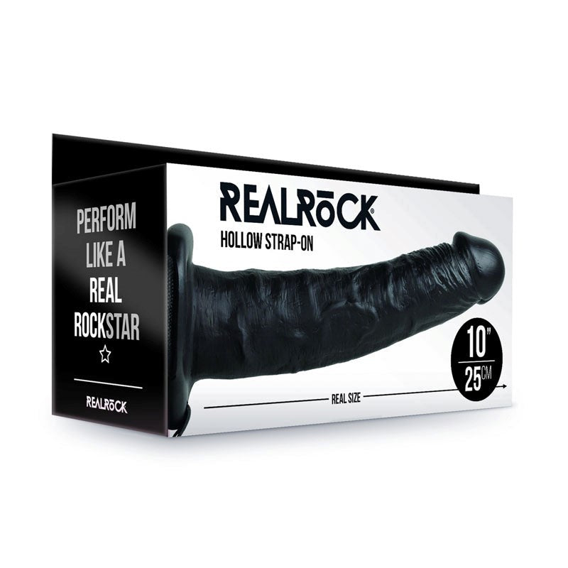 REALROCK Hollow Strap-on - 24.5 cm - - Realistic Dildos