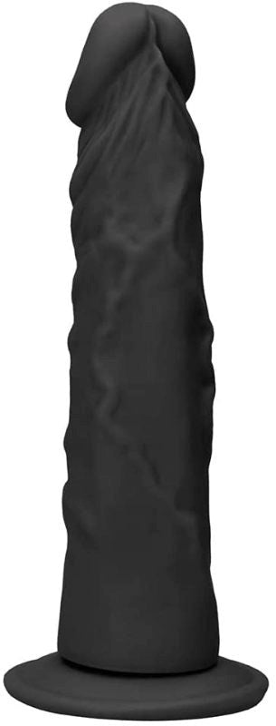 Realrock Skin Dildo Black - - Realistic Dildos