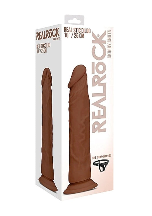 Realrock Skin Dildo Brown - Realistic Dildos