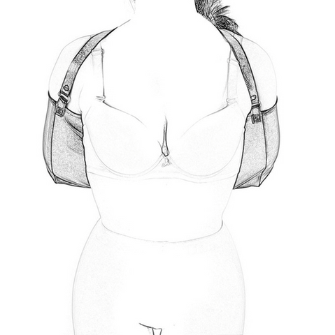 Rear Locking Armbinder Sheath - Cuffs and Restraints