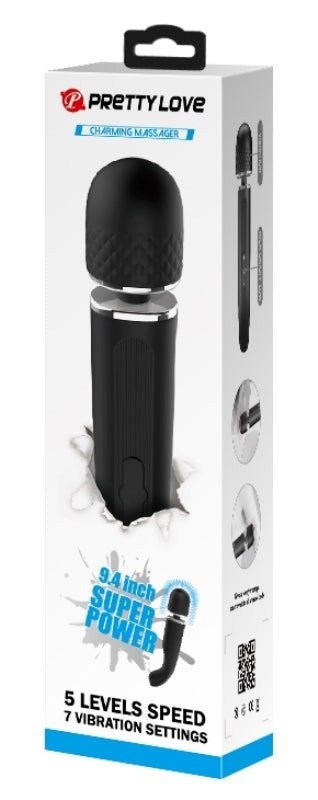 Pretty Love Deluxe Body Wand - Indulge in 5 Speeds, 7 Vibrations - Personal Massagers