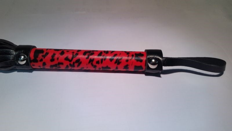 Red Leopard Whip - - Whips And Crops