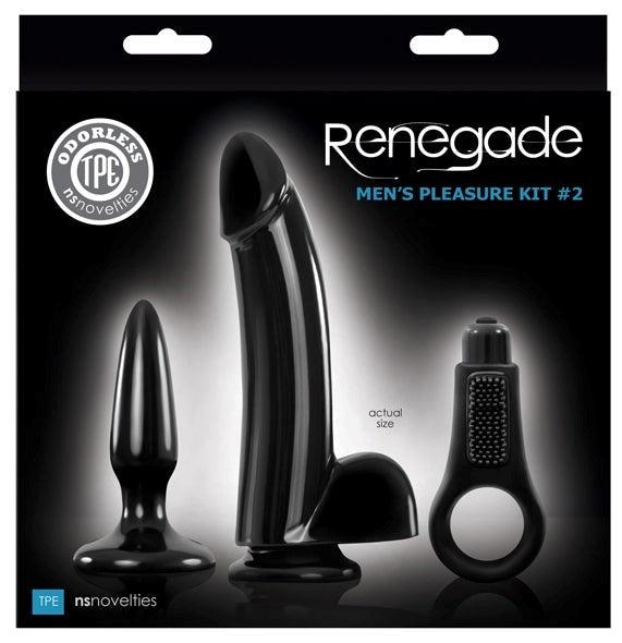 Renegade Mens Pleasure Kit No.2 Black - - Sex Kits