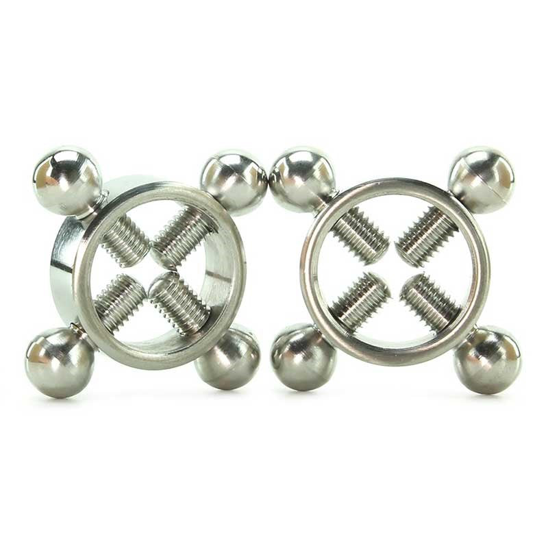 Rings Of Fire Stainless Steel Nipple Press Set - - Breast and Nipple Toys