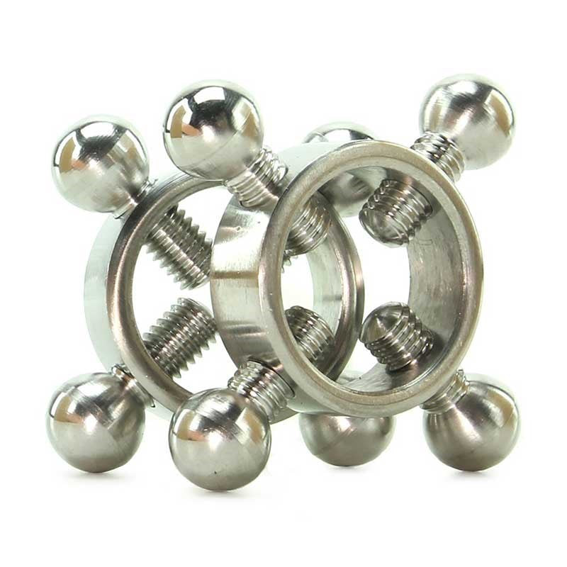 Rings Of Fire Stainless Steel Nipple Press Set - - Breast and Nipple Toys