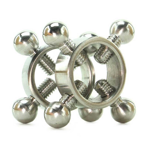 Rings Of Fire Stainless Steel Nipple Press Set - Breast and Nipple Toys