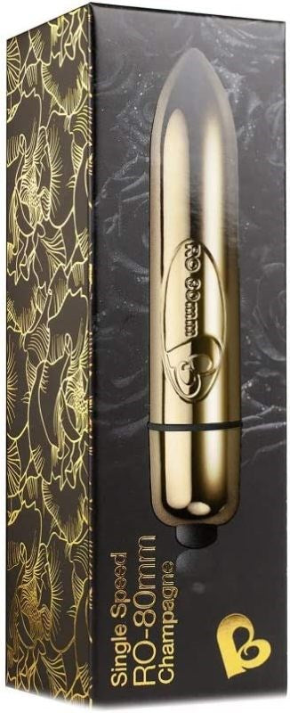 RO-80 Single Speed Champagne Gold - Bullet Vibrators