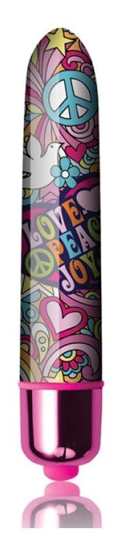 Rocks Off Summer of Love Groovy Baby 90mm Vibrating Bullet - Bullet Vibrators